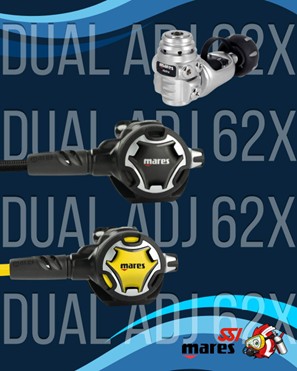 Mares Dual Adj 62X scuba regulator