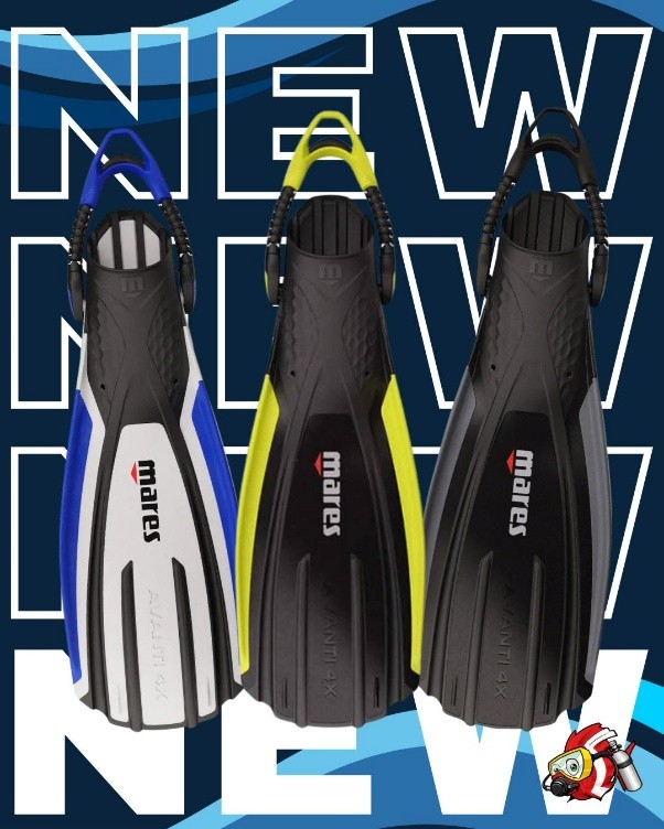 Mares Quattro Avanti 4X fins in three colorways